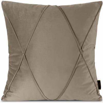 Takoy PREMIUM NALA 1 zo zamatovej tkaniny s ozdobným geometrickým prešívaným vzorom-HF-452140 45 x 45 cm
