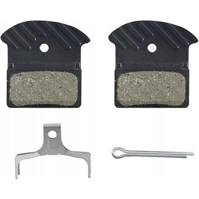 Shimano brzdové destičky J05A polymer s chladičem, v krabičce