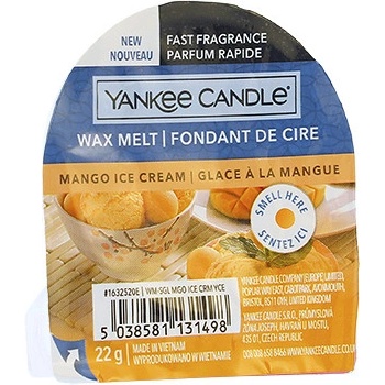 Yankee Candle Vonný vosk Mango Ice Cream 22 g