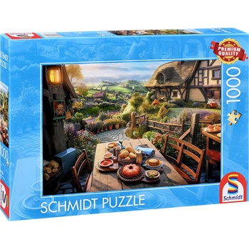 Schmidt Spiele Пъзел Schmidt от 1000 части - Закуска с гледка (59763)