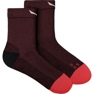 Salewa Дамски туристически чорапи Salewa Women's MTN TRN All Mountain QRT Sock Walking socks - Syrah - размер 36-38 (EU) (201-4853-0412)