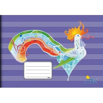 NOTES Zošit 517 notový A5