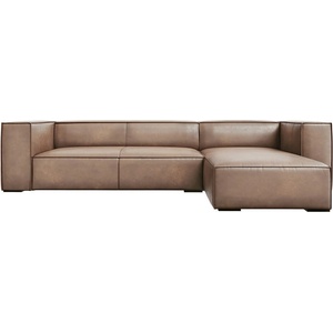 Windsor & Co Ъглов диван от светлокафява кожа (десен ъгъл) Madame - Windsor & Co Sofas (WIN_RC_71_F1_MADAME3)