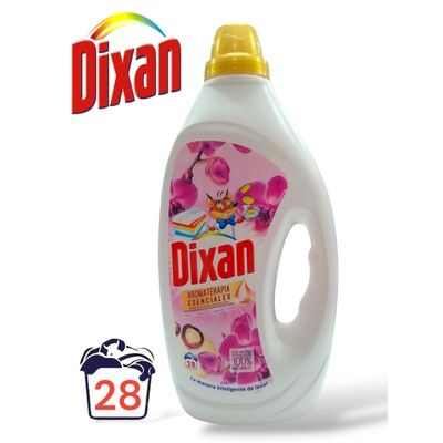 Henkel Течен перилен препарат Dixan Aromaterapia Lotus & Almendra, 1, 4 л, 28 пранета - Orhidea & Macadamia (3685)