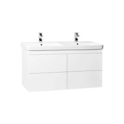 Krajcar PLX Push s dvojumyvadlem 120 x 65 x 46,5 cm bílá PLX120