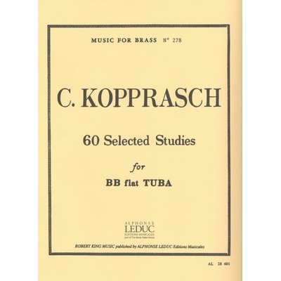 Kopprasch 60 Selected Studies for Tuba / 60 vybraných štúdií pre tubu