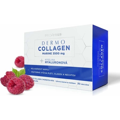 DermoCollagen Marine 3500 mg ProVenus prášok vo vrecúškach malina 30 ks