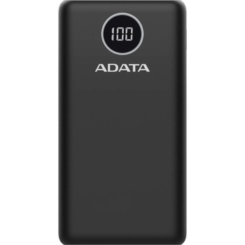 ADATA Външна батерия ADATA P20000, 20000 mAh, Black (ADATA P20000 QUICK CHARGE BLK)