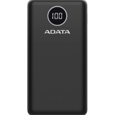 ADATA Външна батерия ADATA P20000, 20000 mAh, Black (ADATA P20000 QUICK CHARGE BLK)