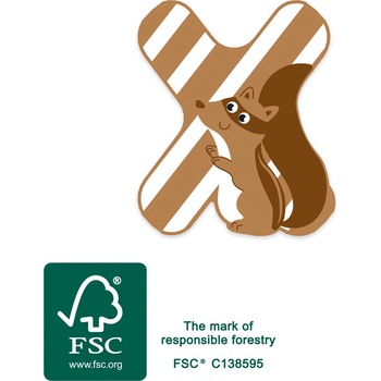 Small Foot písmeno X