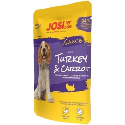 Josidog adult mini with Turkey &Carrot in Sauce 100,g