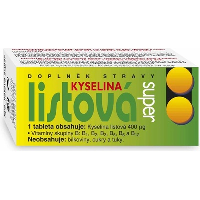 Naturvita Kyselina listová Super 60 tabliet