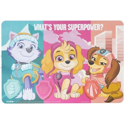 Stor Prostírání Paw Patrol Girl Superpowers 43x28 cm