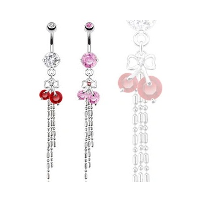 Marre piercing do pupíku třešně HWNAL12960