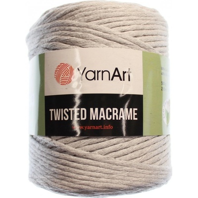Twisted Macrame 500 g barva 756 sv.šedá
