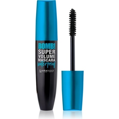 bellaoggi BOMB! Volume Mascara Waterproof vodeodolná riasenka pre objem Black 15,5 ml