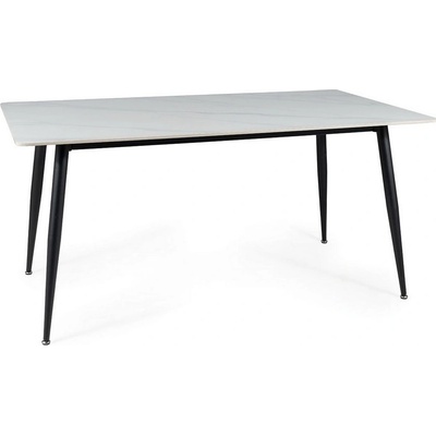Signal Jídelní stůl Rion 160 x 90 cm mramor / černá
