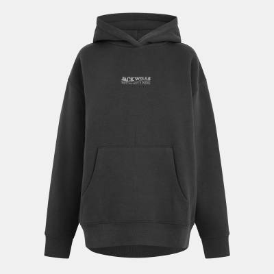 Jack Wills Суичър Jack Wills Women's JW Embroidered Logo Hoodie - Eiffel Tower