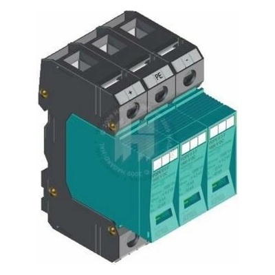 Svodič přepětí T2 Kiwa 82.107 3P 1000VDC