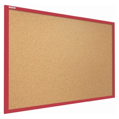 Allboards TK96R Korková nástěnka v barevném dřevěném rámu 90 x 60 cm