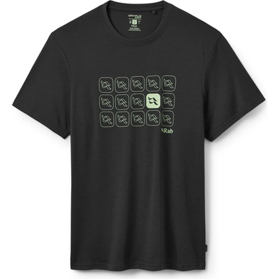 Rab Мъжка спортна тениска Rab Crimp Repeat Tee Sport shirt - Beluga - размер XXL (216-7516-0116)