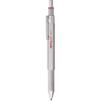 rOtring 600 3: 1 сребърна многофункционална писалка NRR2164109 (NRR2164109)