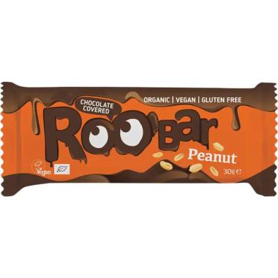Bio Roo'bar arašídová tyčinka v čokoládě 30 g