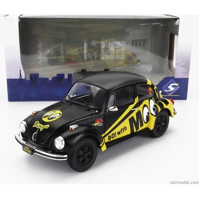 Solido Volkswagen Beetle 1303 Mooneyes 1974 Černá Žlutá 1:18
