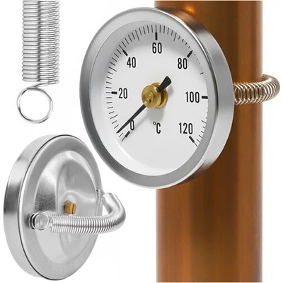Príložný guľatý teplomer do 120 °C