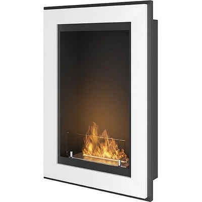 SIMPLEfire Frame 550 white + glass