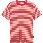 DEDICATED Мъжка тениска DEDICATED T-Shirt Stockholm Stripes T-shirt - Grenadine Red (216-5504-0311)