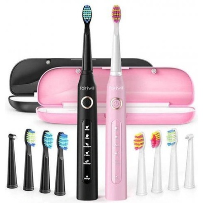 Fairywill Sonic toothbrush FW-507 - ЧЕРЕН/РОЗОВ -- BLACK/PINK