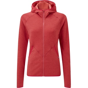 Mountain Equipment Дамско поларено яке Mountain equipment Women's Calico Hooded Jacket Fleece jacket - Capsicum Red - размер 36 (EU) (105-3477-0112)