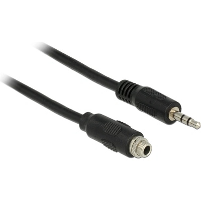 Delock 3.5 mm стерео жак кабел женски с винтова резба 3.5 mm стерео жак мъжки 100 cm