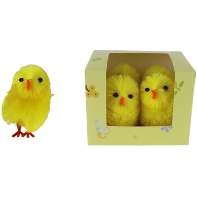 Dekorace kuřátko, 4 ks X5766 – Zboží Dáma