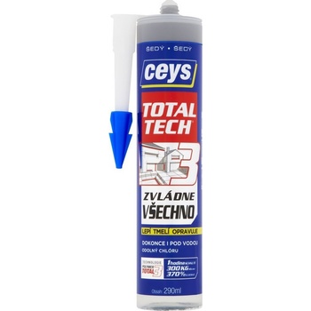 CEYS TOTAL TECH lepidlo univerzálne 290g sivé