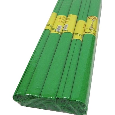 Krepový papír 50x200cm středně zelený
