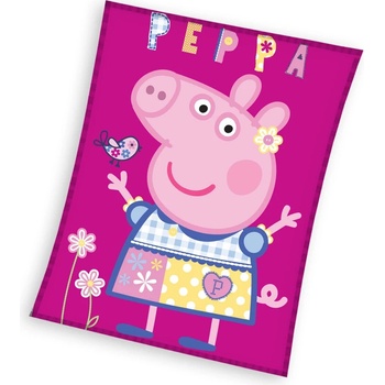 Carbotex Dětská deka Prasátko Peppa Modelka
