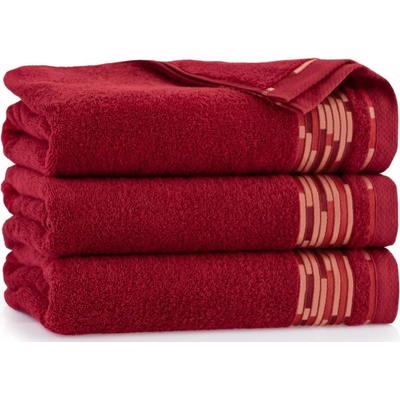 Darré ručníky a osuška Avisio červená ručník 50 x 90