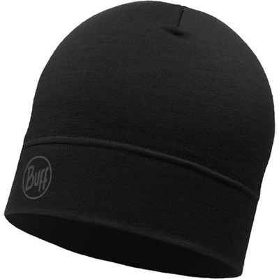 Buff 113013 LIGHTWEIGHT merino WOOL HAT SOLID black