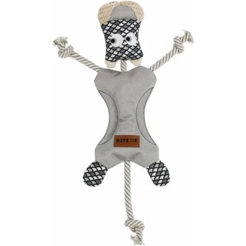 Image 1 of EBI Funky Leopard - играчка смешен леопард - сив, със звук - 29х40 см, Белгия - 304-427477