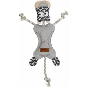 EBI Funky Leopard - играчка смешен леопард - сив, със звук - 29х40 см, Белгия - 304-427477