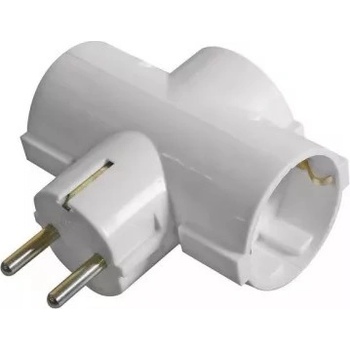 BlackBird Мрежов контакт 250V, Макс: 3680W 3x16A/250V SQ-GZB3-01/03C Защита от деца, бял BH1623 (BH1623)