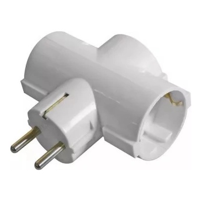 BlackBird Мрежов контакт 250V, Макс: 3680W 3x16A/250V SQ-GZB3-01/03C Защита от деца, бял BH1623 (BH1623)