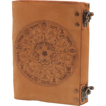 Lord of the darkness Бележник LORD OF THE DARKNESS - Pentagram - Light Brown - LJW451