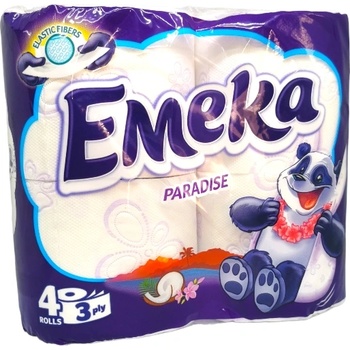 EMEKA тоалетна хартия, 4 броя х 75гр, Ароматизирана, Paradise