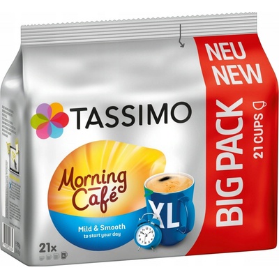 Tassimo Morning Cafe Kapsle Mild & Smooth XL 21 ks