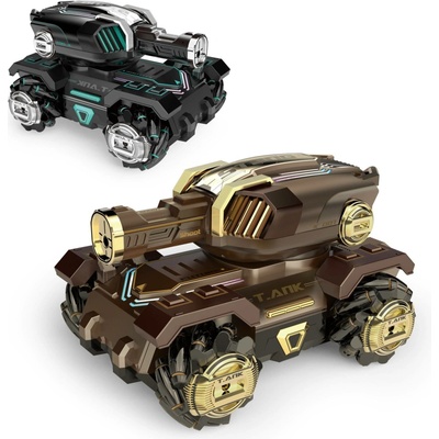Mamido MT1579 RC Chariot Stunt Tank RTR s gelovými náboji, ovládání rukou