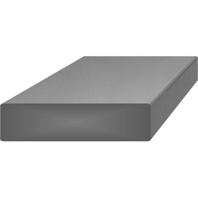 tyč plochá plná 20x5mm, čierna S235, hladká L=1000mm, cena za 1ks(1m)