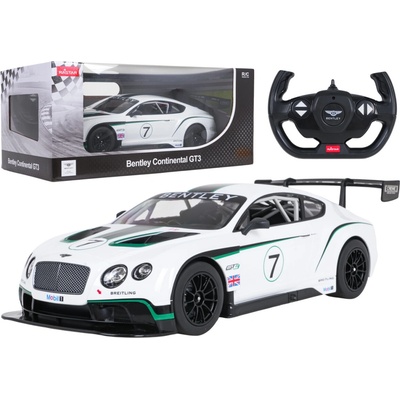 Rastar RC auto Bentley Continental GT3 RTR 1:14 biele